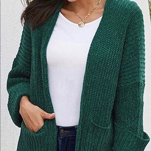 Cardigans-Sweater (Green)